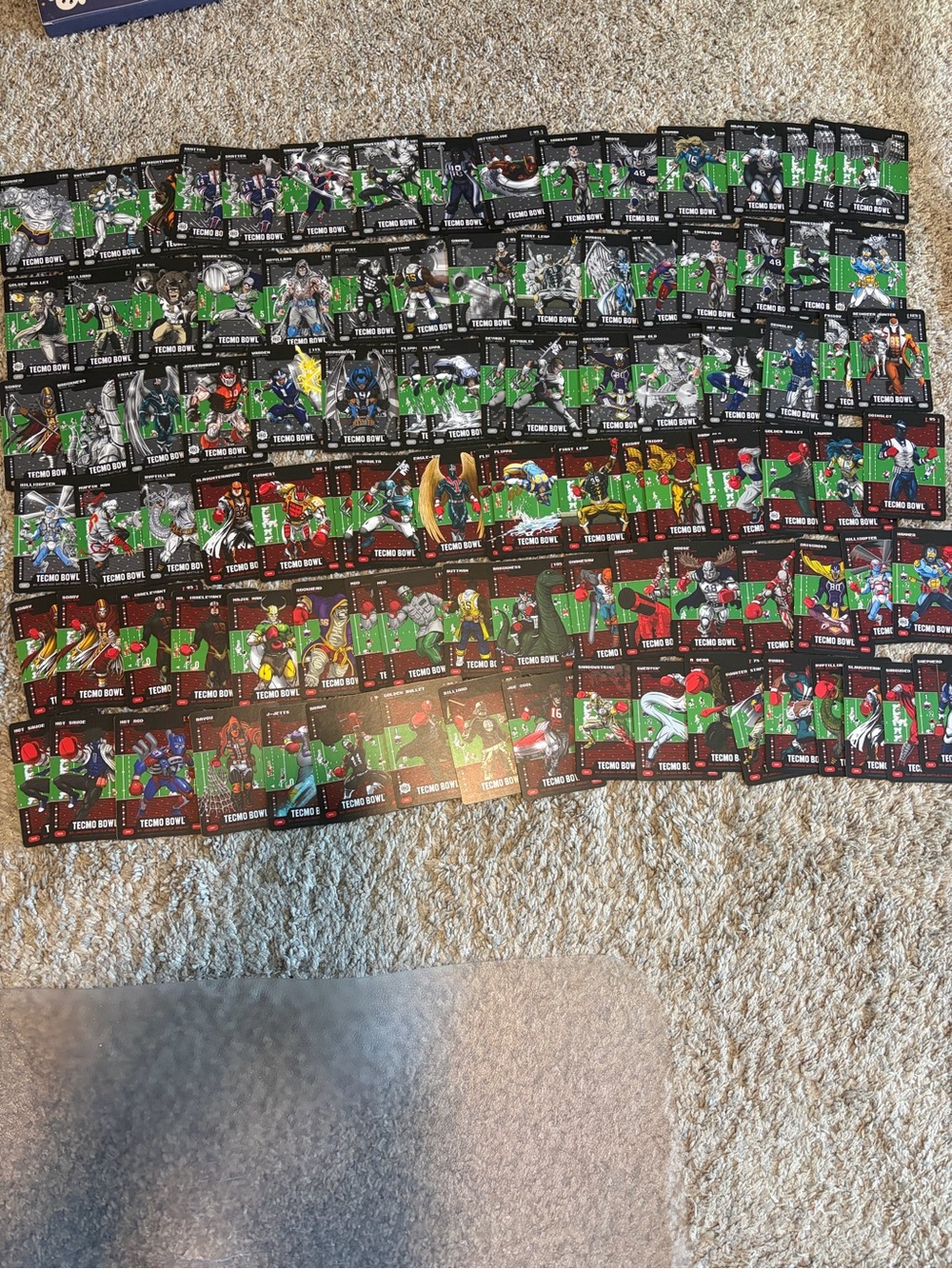 Lot of 100 Bo Jackson 2026 Bo Jackson Battle Arena Tecmo Bowl cards